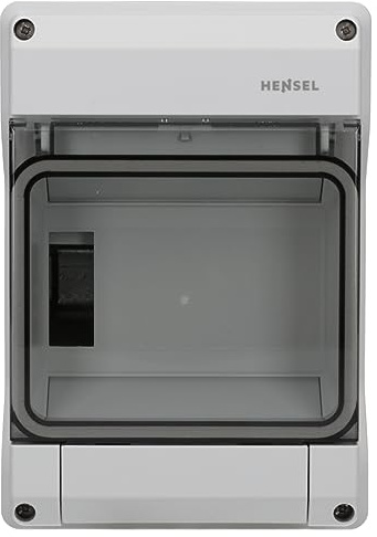 Hensel KV9106 06TE KV-Feuchtraum-Sicherungskasten Aufputz Automatengehäuse IP 65 grau