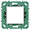 Vimar 14602 Plana Support de montage 2 modules, avec griffes, pour boîtes d'encastrement ø 60 mm, modulaire avec entraxe 71 mm