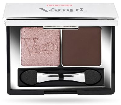 PUPA Milano Vamp! Compact Eyeshadow Duo, Pink Earth 2.2 g