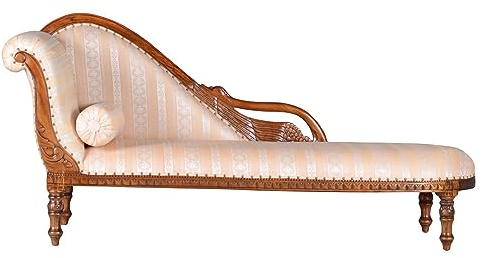 Canapé Chaise Longue Vintage Anglais Recamier Empire Palazzo