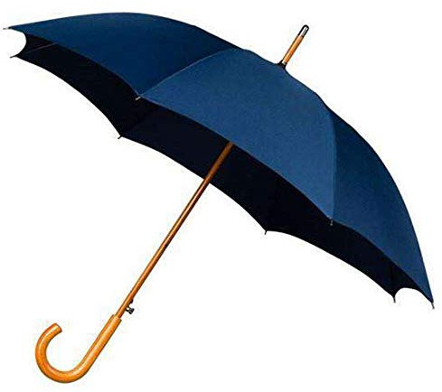 IMPLIVA Falcone Parapluie canne, 102 cm, Bleu (Blau)