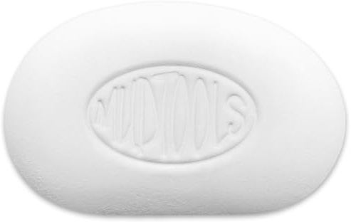 Mudtools White MudSponge – Fine Finishing Pottery Sponge for Clay, Ceramics, and Wheel Throwing | Compressed, Durable, Perfect for Smoothing and Detail Work