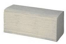 Papier-Falthandtücher / Falthandtücher / Papiertücher /Papierhandtücher / Zick-Zack-Faltung / 5.000 Blatt / naturfarben / 25 x 23 cm