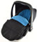 Autositz Fußsack/COSY TOES kompatibel mit Kiddy Evolution Pro New Born Autositz Ocean Blau