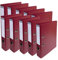 Exacompta 53704E 10er Pack Premium PVC-Ordner Prem´Touch. 7 cm breit DIN A4 Ringordner Aktenordner Briefordner Büroordner Plastikordner Schlitzordner bordeaux