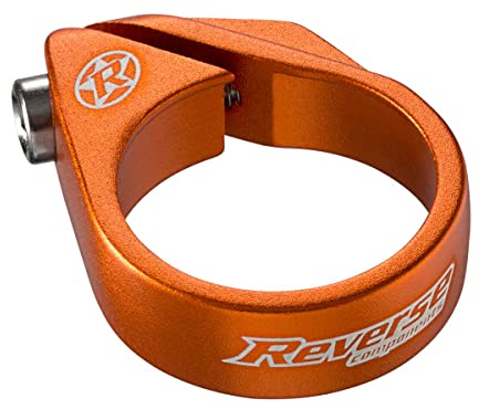Reverse Bolt Clamp Sattelklemme 34.9mm orange
