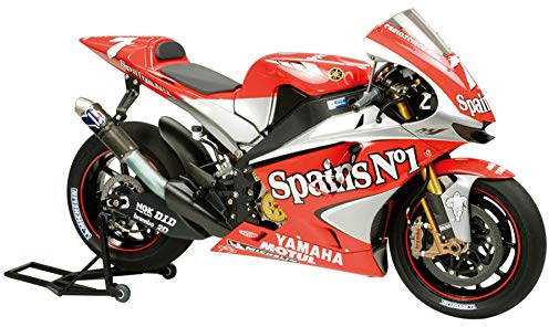 TAMIYA 14100 1:12 Yamaha YZR-M1#7/#33 ´04 - originalgetreue Nachbildung, Modellbau, Plastik Bausatz, Basteln, Hobby, Kleben, Modellbausatz, Zusammenbauen, unlackiert