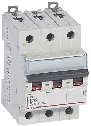 Disjoncteur DX³6000-3P 400V~ 32A - courbe B - 3 modules