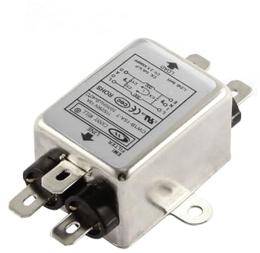 sourcing map AC 115/250V 15A CW1B-15A-T Filtre antiparasite puissance filtre antiparasite