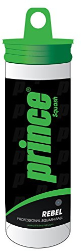 Prince Squash Ball Rebel Blue Dot 3-Ball Tube