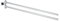 GROHE Essentials Cube - Handtuchhalter (verdeckte Befestigung, 439mm, 2-armig & schwenkbar, langlebig), chrom, 40624001
