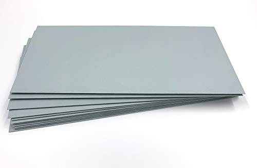 umschlag-discount – graue Briefumschläge ohne Sichtfenster für hochwertige Sendungen, Einladungen & Co – 50 Stück selbstklebende Briefkuverts mit den Maßen 220 x 110 mm (DIN lang) – Caribic von IGEPA