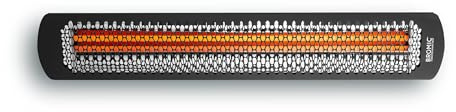 Bromic Tungsten Smart Heat 2000W Electric Patio Heater – Single Element Infrared, 220V-240V, Black Finish – BH0420030