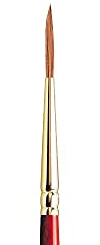 Winsor & Newton Sceptre guldpensel – serie 202, rundpensel Designers, kort skaft – nr 2 – 1,8 mm