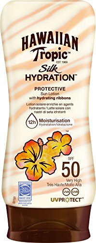 HAWAIIAN Tropic Tropic Silk Hydration Protective Sun Lotion Sonnencreme LSF 50, 180 ml, 1 St