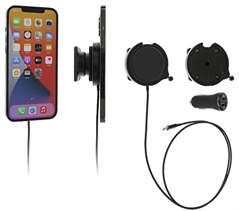 Brodit Gerätehalter 216325 | Made IN Sweden | für Smartphones - Apple iPhone 12, iPhone 12 Mini, iPhone 12 Pro, iPhone 13, iPhone 13 Mini und weitere