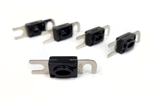 KnuKonceptz Mini-ANL (MIDI/AFS) Nickel Silver Plated Fuses 150A - 5 Pack