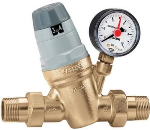 Caleffi RIDUTTORE DI PRESSIONE CON MANOMETRO PREREGOLABILE - 1/2