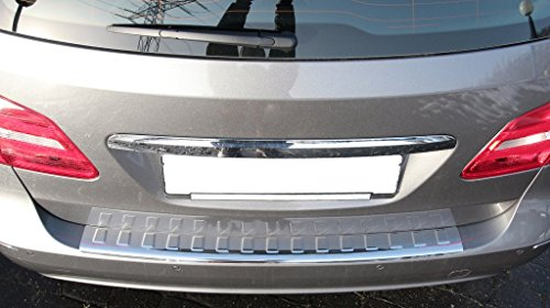 Recambo Protection de seuil de Chargement en Acier Inoxydable chromé Compatible avec Mercedes Classe B W242, W246 | 2011-2018 | Qualité supérieure