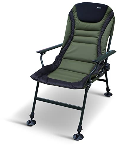 Abode TALL BOY EASY ARM CARP FISHING CAMPING HIGH BACK RECLINER CHAIR