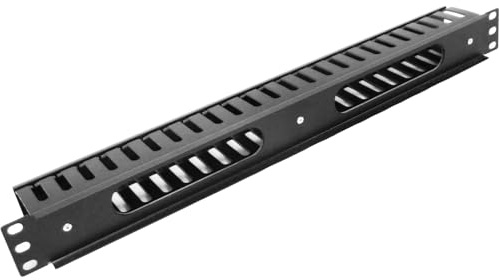 RackMatic - Panel guíacables para armario rack 19 1U para gestión de cables 50mm