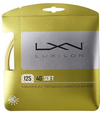 Luxilon 4G Soft 125 Tennis String - Set, Gold