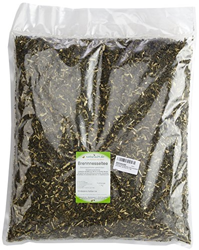 Naturix24 Brennnesseltee, Brennnesselblätter geschnitten, 2er Pack (2 x 1 kg)