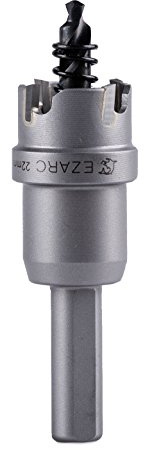 EZARC Carbide Hole Saw Heavy Duty, Hole Cutter for Stainless Steel, Sheet Metal 7/8 22mm