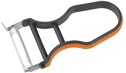 Fackelmann Pelapatate a Y in Acciaio Inox, Inossidabile, Grigio, Pelaverdure