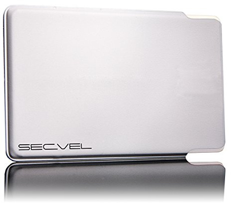Étui de protection breveté | RFID NFC et bloqueur de champ magnétique | Protection de carte pour cartes de crédit, cartes de débit, cartes d'identité | Couverture de protection des cartes contre le vol de données | Protection des données à 100 % vérifiée par CTC/advanced (membre du groupe RW TÜV) | Blanc