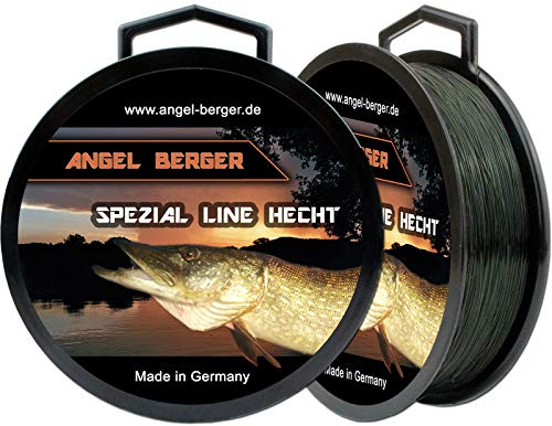 Angel-Berger Spezial Line Angelschnur Zielfischschnur Aal, Forelle, Hecht, Zander, Karpfen, Dorsch, Weissfisch (Hecht, 0,30mm / 7,80Kg)
