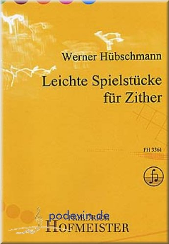 Leichte Spielstücke für Zither - Zither Noten [Musiknoten]