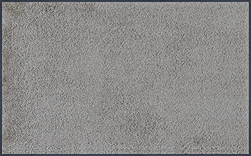 Wash+Dry Fußmatte, Cool Grey 75x120 cm, innen und außen, waschbar