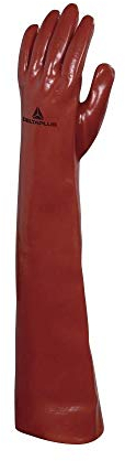 Delta Plus – Gant PVC Mastic longueur 60 cm rouge taille 10