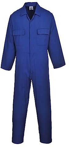 Portwest S999 Homme Euro Workwear Combinaison De Travail En Polycoton Bleu Roi, S