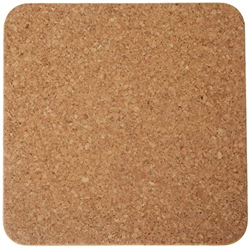 Apollo Cork Pot Stand Set 2 SQ 19.5cm, Multi-Colour, 19.5x1x19.5, 1525