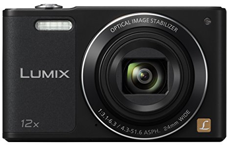Panasonic LUMIX DMC-SZ10EG-K Style-Kompakt Digitalkamera (12x opt. Zoom, 2,7 Zoll LCD-Display um 180° schwenkbar,WiFi, HD-Videos, Bildstabilisator) schwarz