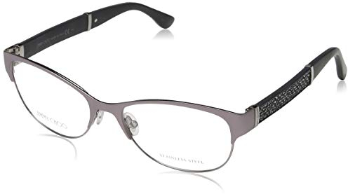 Jimmy Choo Brillengestelle Jc180-17Q-53 Damen Monturas de Gafas, Plateado (Silver), 53.0 para Mujer