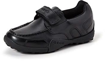 Geox J W.Snake Moc B, Mocasines para Niño, Negro (Black), 41 EU