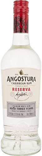 Angostura Reserva | Premium White Rum | 37.5% ABV | 70cl | Aged 3 Years | Perfect for Mixing | Notes of Vanilla and Spice
