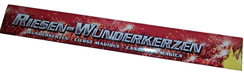 20 XXL Riesen Wunderkerzen Nico Feuerwerk a 45cm ca. je 90 Sekunden Brenndauer