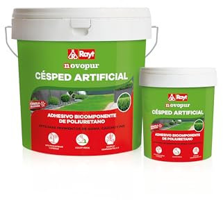 RAYT-NOVOPUR CÉSPED ARTIFICIAL- 1315-85 Adhesivo bicomponente (A+B) verde para pegado de césped artificial - 6,750 kg (el embalaje puede variar)