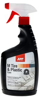 AUTO-PLAST PRODUKT APP M TIRE & Plastic | Reifenglanzspray | Care Präparat zur Pflege von Reifen und äußeren Kunststoffen | 650 ml