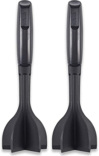GoodCook Heat-Resistant Nylon Ground Meat Choppers with 5-Blade Heads, Ground Beef and Turkey Mixers and Choppers, Set of 2, Black