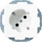 Jung A520-45KIWW SCHUKO-Steckdose 45 Grad