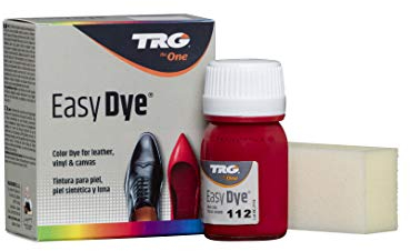 TRG The One Easy Dye, Leather Shoe Color Restore Paint, 112 Red, 25 ml