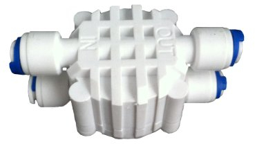 The Water Filter Men Umkehr-Osmose-System, Auto Shut-Off 4-Wege-Ventil mit Steckanschlüssen für Pushfit ASO 1/RO Ventil 10,16 cm