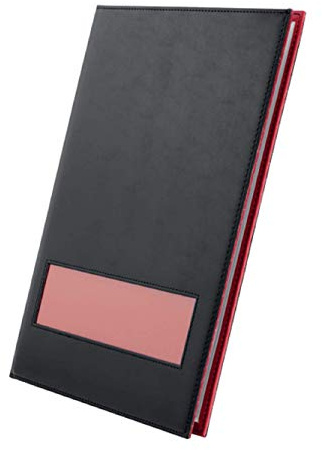 Rexel ProStyle OnView Display Book with 40 A4 Pockets - Black/Pomegranate