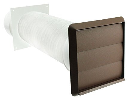 Spares2go Exterior Wall Venting Kit for Baumatic Cooker Hoods (Brown, 4 / 102mm)