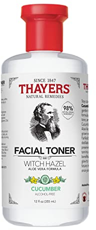 Thayers Witch Hazel Facial Gentle Cucumber Toner Lotion with Organic Aloe Vera, 355ml